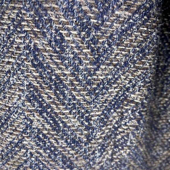 Vintage Harvé Benard Plus Size Brown and Gray Herringbone Wool Blazer - Picture 5 of 14